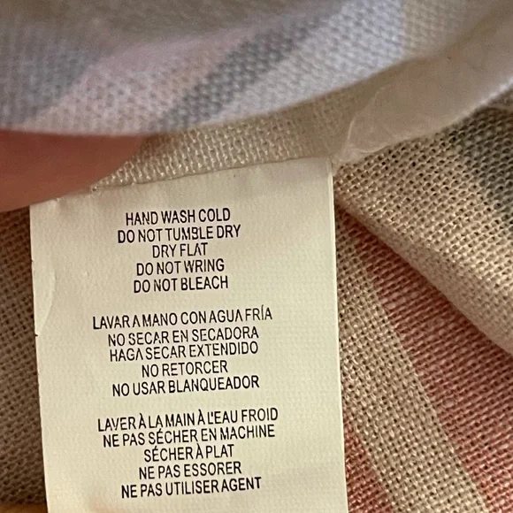 NWT | Thread & Supply | Striped blouse | Pink & gray - Picture 12 of 13